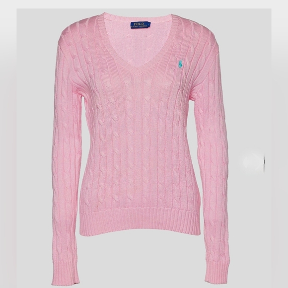 Polo Ralph Lauren/Vintage/Cable Knit/Sweater/Pink/Small/Used/Excellent Condition - Picture 2 of 6
